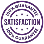 100% satisfaction guarantee
